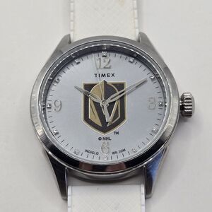 Timex Womens Vegas Golden Knights Watch Indiglo NHL Hockey Logo W/ Crystals RUNS